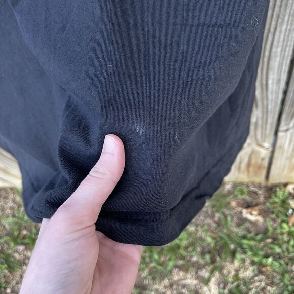 Vintage 90s Harley Davidson Engine Size Matters Black Shirt XXL Single Stich USA - Picture 6 of 16